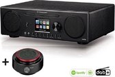 Ferguson i400 Internet radio zwart + bluetooth waterdichte badkamer speaker