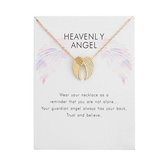 Kasey Heavenly Angel Ketting - Vleugels aan hanger ketting - Goudkleurig