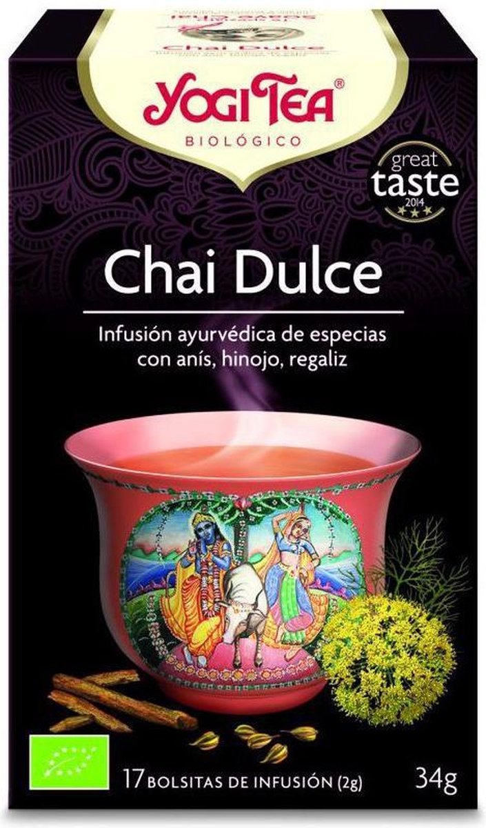 Infusion Yogi Tea Chai Zoet (17 x 2 g)