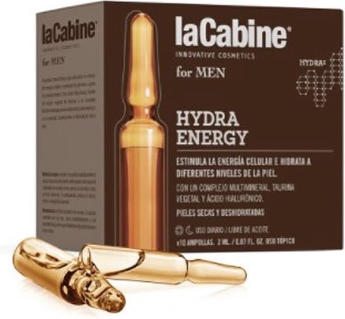 La Cabine For Men Hydra Energy Ampoules 10x2ml
