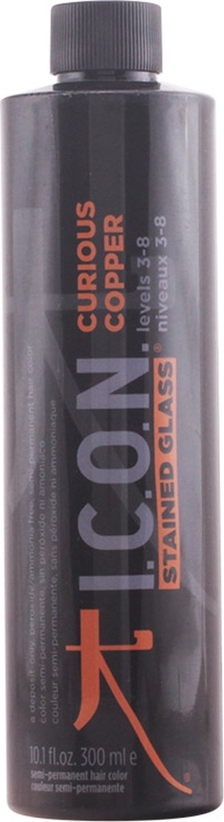 Haarkleur Zonder Ammoniak Stained Glass Curious Copper I.c.o.n. (300 ml)
