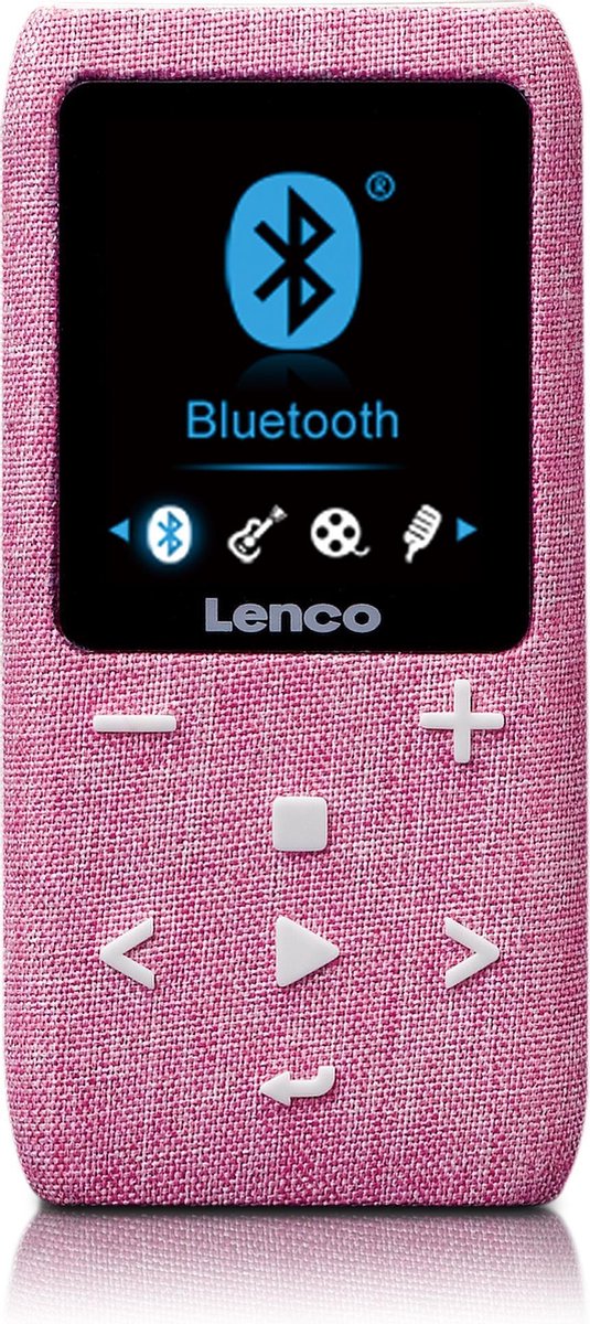 en - GB MP3-speler 8 micro Bluetooth® SD met bol | Lenco - Roze Xemio-861PK