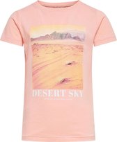 Only t-shirt meisjes - roze - KONlala - maat 134/140