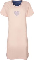 Tenderness Dames Nachthemd - 100% Katoen - Veiled Rose- Maat 3XL