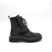 BOOTS CROCO 50BLACK - Maat 36 - Enkellaars - Zwart