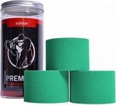 Gorilla Sports Kinesiologie tape - 5 cm breed - 3 rollen - zwart