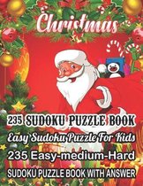 Christmas 235 Sudoku Puzzle Book Easy Sudoku Puzzle For Kids
