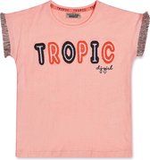 DJ Dutch meisjes t-shirt Tropic Light Neon Coral