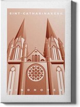 Walljar - Sint-Catharinakerk - Muurdecoratie - Poster