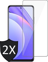 Screenprotector geschikt voor Xiaomi Mi 10T Lite - Glas Screen Protector - 2 Stuks