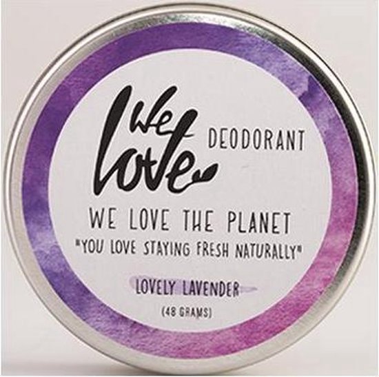 We Love The Planet - Lovely Lavender natuurlijke deodorant - 48g - We Love the Planet