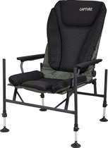 Capture Outdoor, "Airflow Black X-45 Pro" Pro Feeder Seat, D25, feedervisser, comfortabel, verstelbaar, verstelbare rugleuning, …