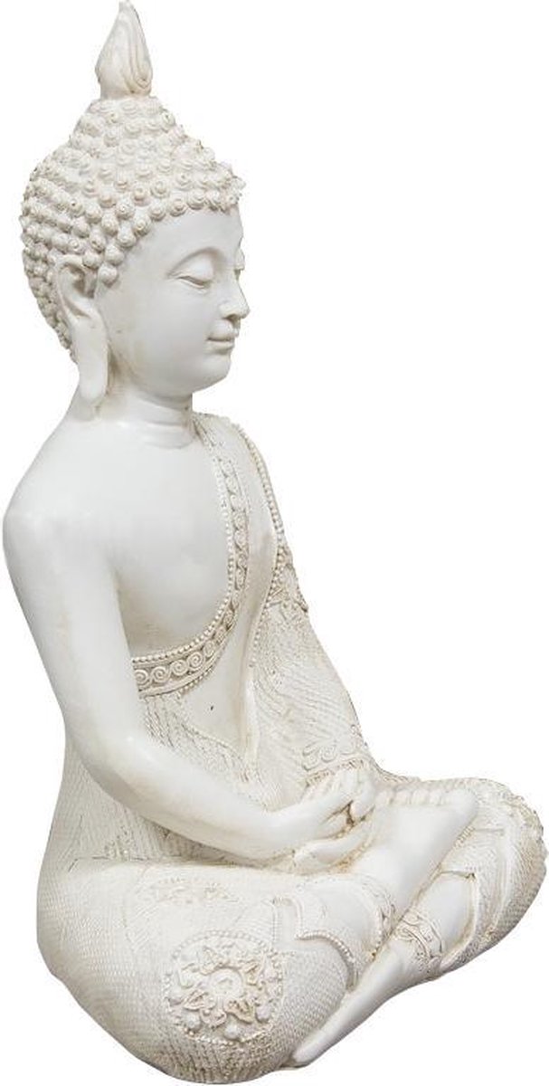 Biddende Boeddha antieke finish Thailand - Feng Shui Webwinkel