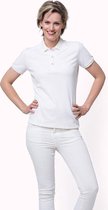 Crown & Crew - Como dames polo in piqué - BRIGHT WHITE (off white)