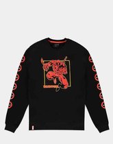 Marvel Deadpool Sweater/trui -L- The Logo Zwart