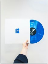 Poster – Blauwe LP plaat uit Hoes - 30x40cm Foto op Posterpapier