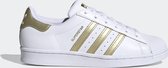 adidas Superstar W Dames Sneakers - Ftwr White/Gold Met./Ftwr White - Maat 38