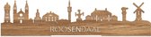 Standing Skyline Roosendaal Eikenhout - 60 cm - Woondecoratie design - Decoratie om neer te zetten - WoodWideCities