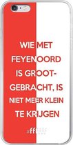 6F hoesje - geschikt voor iPhone 6s Plus -  Transparant TPU Case - Feyenoord - Grootgebracht #ffffff