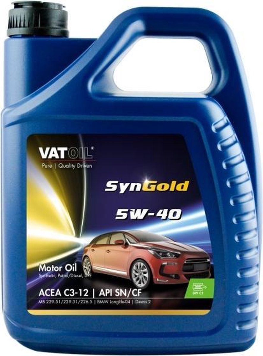 Vatoil SynGold Motorolie 5W-40 5L
