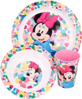Minnie mouse 3 delig magnetron ontbijt - lunch set