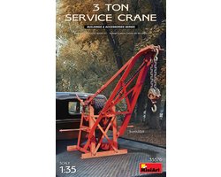 MiniArt Modelbouwpakket Militaire voertuigen - 35576 3 Ton Service Crane Plastic - 1:35 - Modelbouw