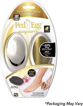 Ped Egg - Easy Curve - Inclusief 2 emery pads - Dode huid verwijderaar