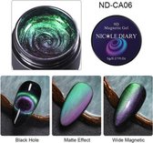 DW4Trading® Galaxy nagellak set nail art ook voor acryl nagels 9D paars-groen CA06