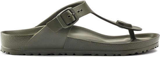 Birkenstock Gizeh EVA Khaki Regular Unisex Slippers - Khaki - Maat 44