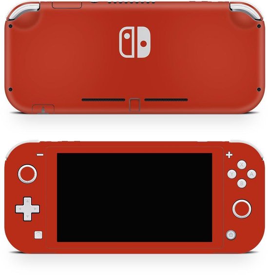 Nintendo Switch Lite Skin Rouge Mat - Autocollant Wrap 3M | bol.com