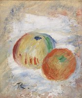 Kunst: Apples (Pommes), 1875 van Pierre-Auguste Renoir. Schilderij op canvas, formaat is 60x90 CM