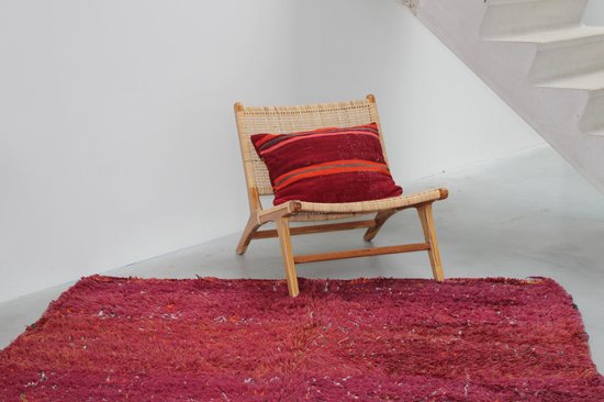 Tapis marocain | tapis boujaad | tapis rouge bordeaux | bol