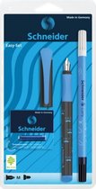 Schneider vulpen - Easy - blauw - set vulpen - inktwisser - inktpatronen - S-74390