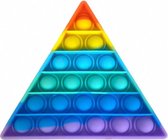 pop it - driehoek - regenboog - multicolour - anti stress - bekend van tiktok