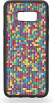 Colourful pixel tiles Telefoonhoesje - Samsung Galaxy S8+