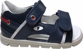 Falcotto velcro 'dockside' stijl lederen sandalen Sailing Navy mt 20