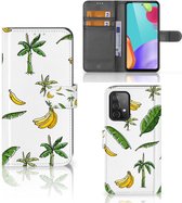 Beschermhoes Samsung Galaxy A52 Flip Case Banana Tree