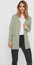 Vero Moda Dames VMDOFFY LS SHORT OPEN CARDIGAN GA COLOR Oil Green - Maat S