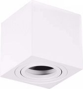 DESIGN PLAFONDSPOT BOXX SLIM WIT ENKEL GU10