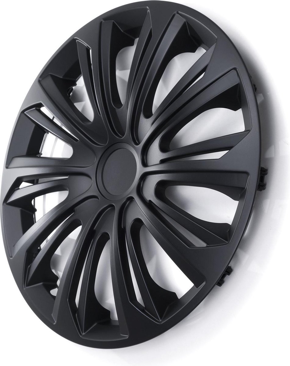 65mm couleur noir mat 4 pièces enjoliveurs de centre de roue de