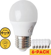 Proventa LED G45 lampen met E27 fitting - ⌀ 45 mm - Voordeelverpakking - 6 x LED G45 peerlamp