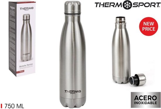 Bouteille Quttin Thermos | 750 ml | Pichet thermos | Tasse thermos |  Bouteille isolante | bol.com