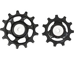 Shimano Derailleurwielset Grx Rd-rx810 Staal 11s Zwart 2 Stuks