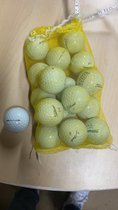 Golfballen gebruikt/lakeballs Titleist Pro V1x 25 stuks in meshbag