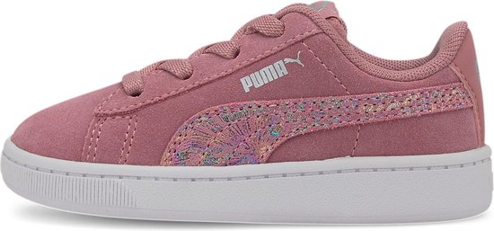 Puma Sneakers - Maat 20 - Meisjes - roze - wit | bol.com