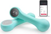 Dumbells  – Smart Dumbells met Mobiele App – Gewichten – Geschikt Android & IOS - Professionele Training Begeleiding – Blauw 0,75kg
