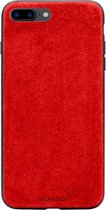 iPhone 7 Plus / 8 Plus Hoesje Alcantara 2020 - Rood