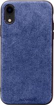 iPhone XR Hoesje Alcantara 2020 - Blauw