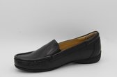 Helioform- 305.023 Moccassin zwart- instapper- h- Maat 7 ( 41)