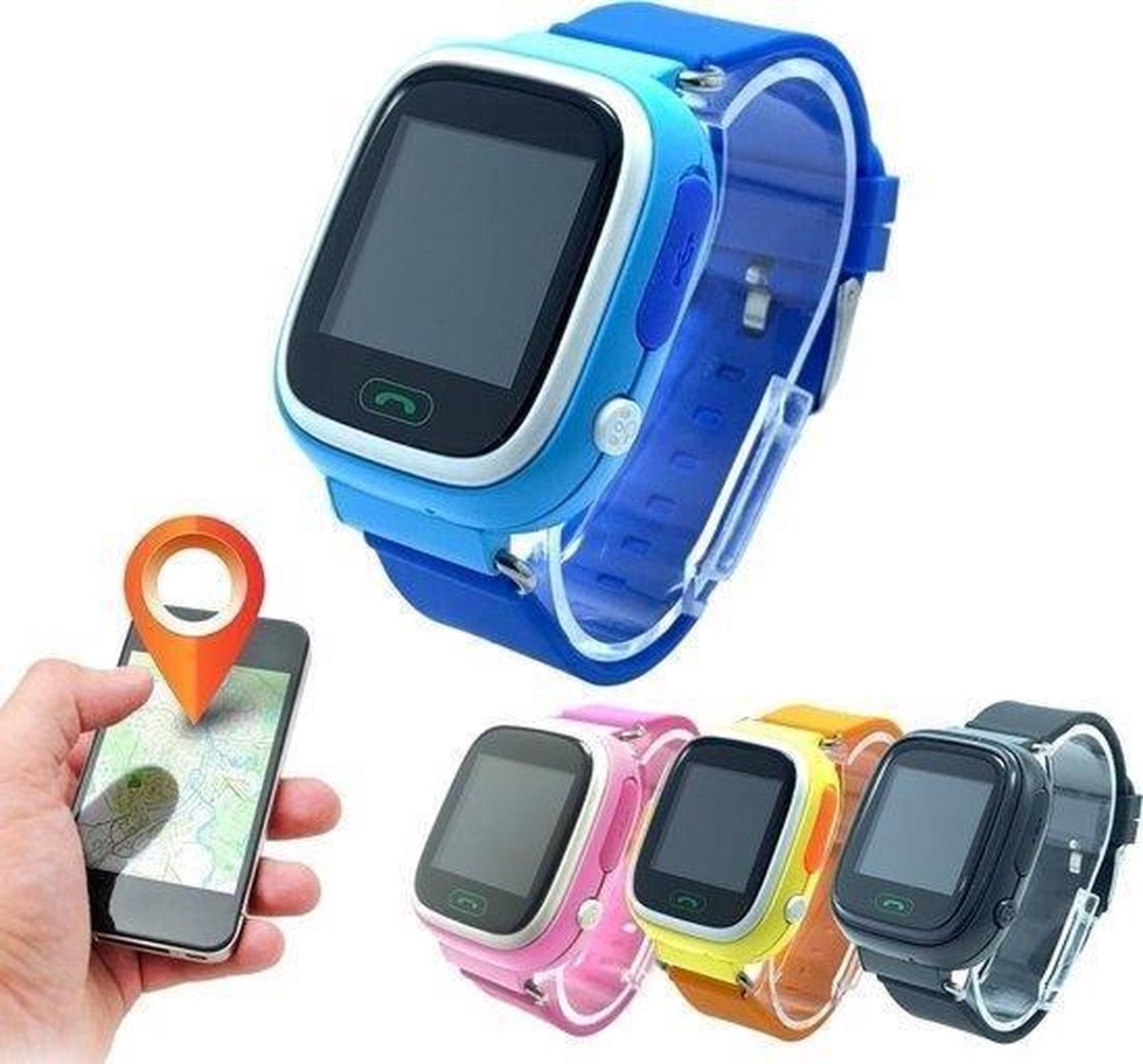 GPS tracker kinderen Kinder Smartwatch met GPS Bel en SMS functie